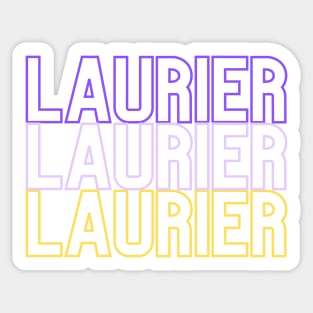 Laurier Sticker